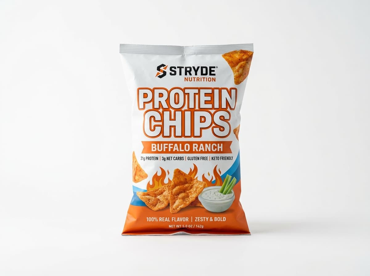 Chips de proteína, buffalo ranch